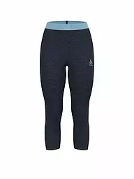ODLO | Tight 3/4 de sous-vêtement pour femme Revelstoke Performance Wool Warm | Bleu foncé