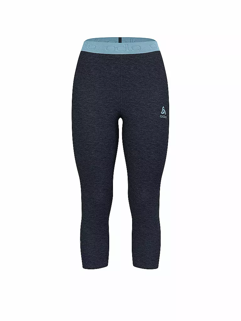ODLO | Tight 3/4 de sous-vêtement pour femme Revelstoke Performance Wool Warm | Bleu foncé