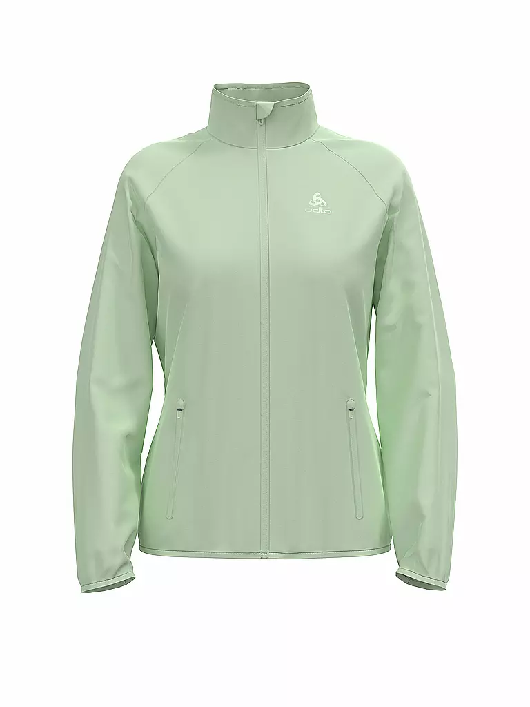 ODLO | Veste de course légère Essential pour femmes | Vert clair