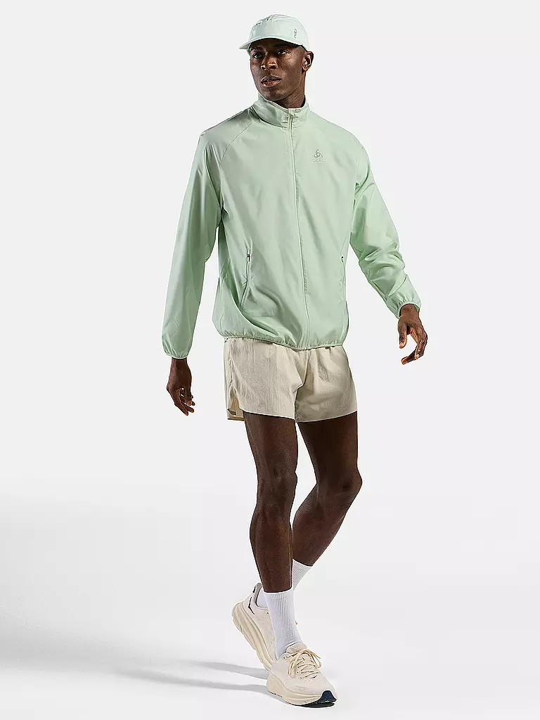 ODLO | Veste de course légère Essential pour homme | Vert clair