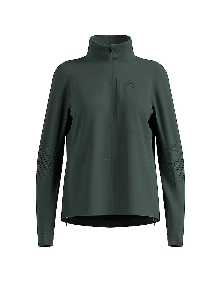 ODLO | Veste de running femme Zeroweight Pro Warm Reflective | Vert foncé