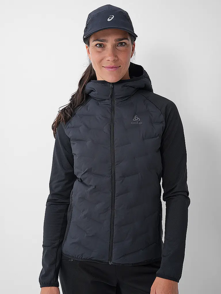 ODLO | Veste de running pour femme Zeroweight Insulator Hybrid à capuche |