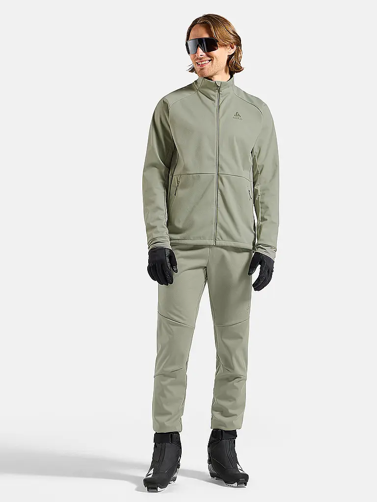 ODLO | Veste de ski de fond chaude Essential pour homme | Olive