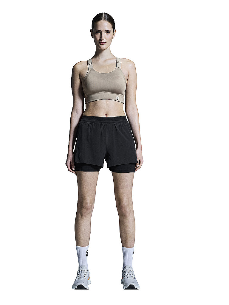 Short de course 2en1 3 Performance noir L