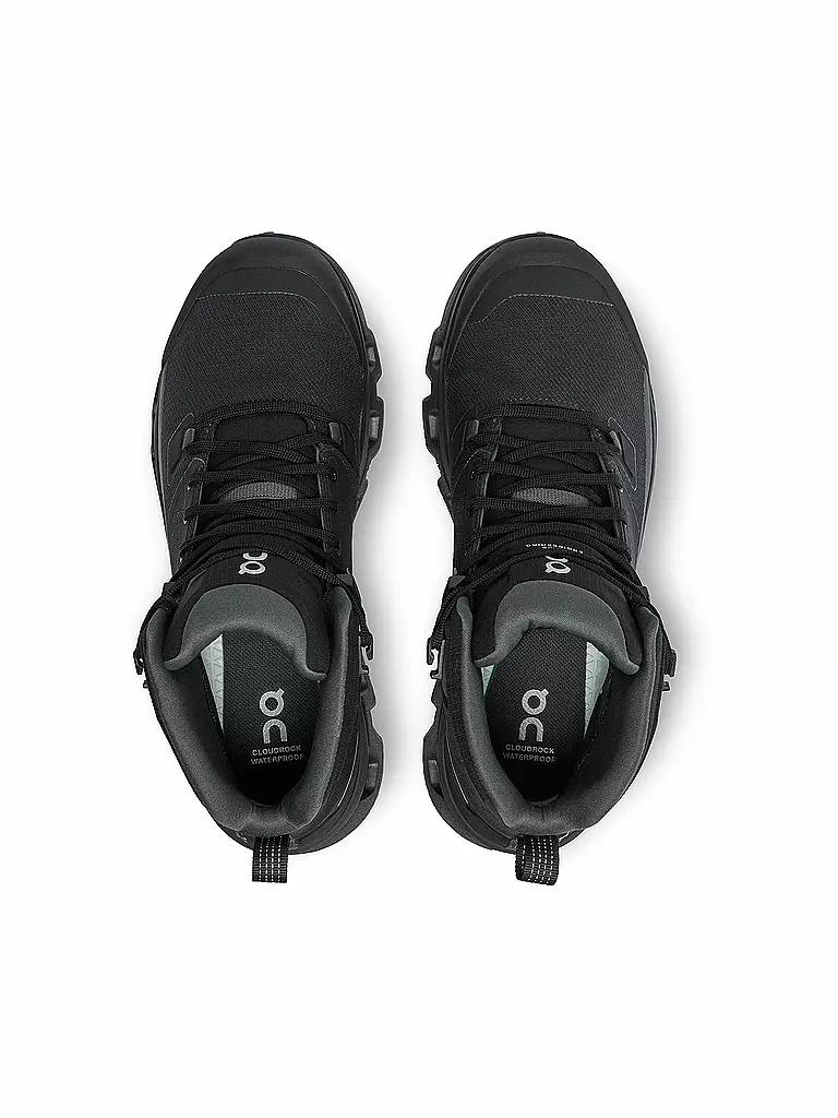ON | Chaussures de randonnée pour femmes Cloudrock 2 Waterproof BLACK/ECLIPSE |