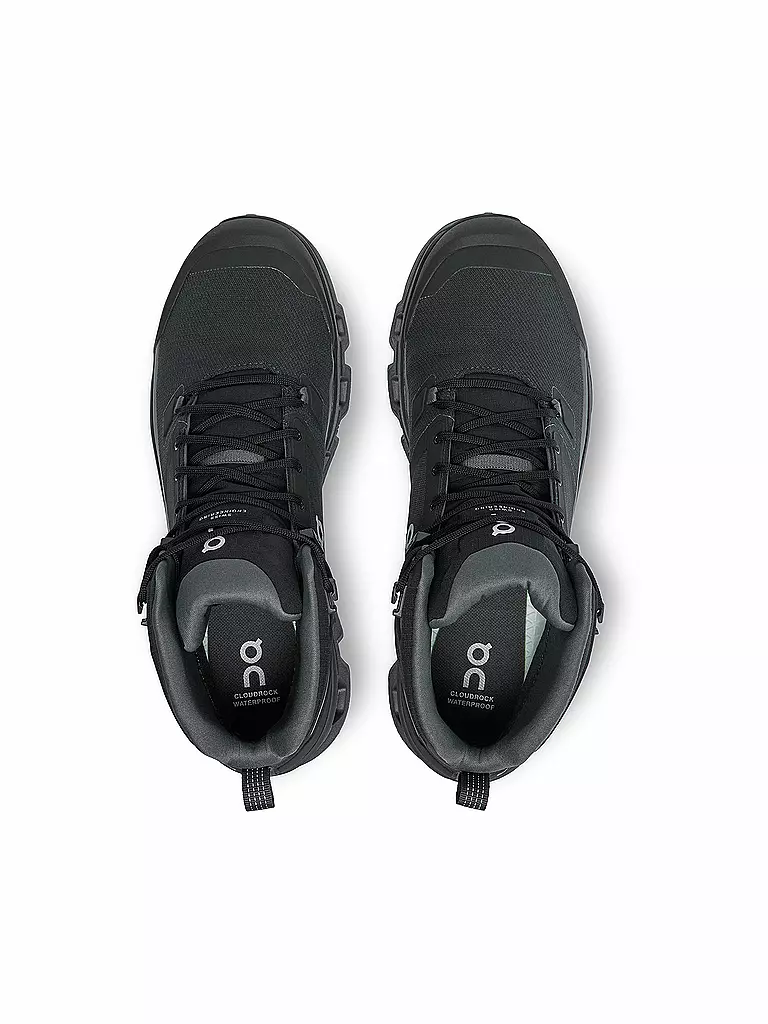 ON | Chaussures de randonnée pour hommes Cloudrock 2 Waterproof BLACK/ECLIPSE | Noir