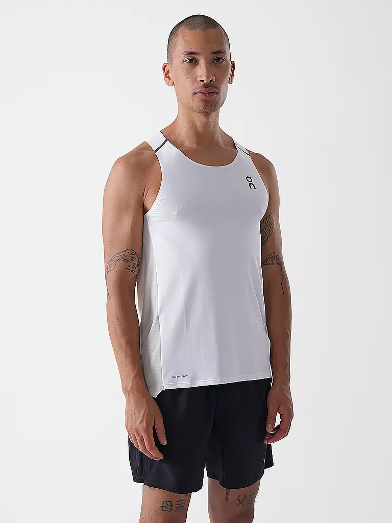 ON | Débardeur de course Performance Homme | Blanc