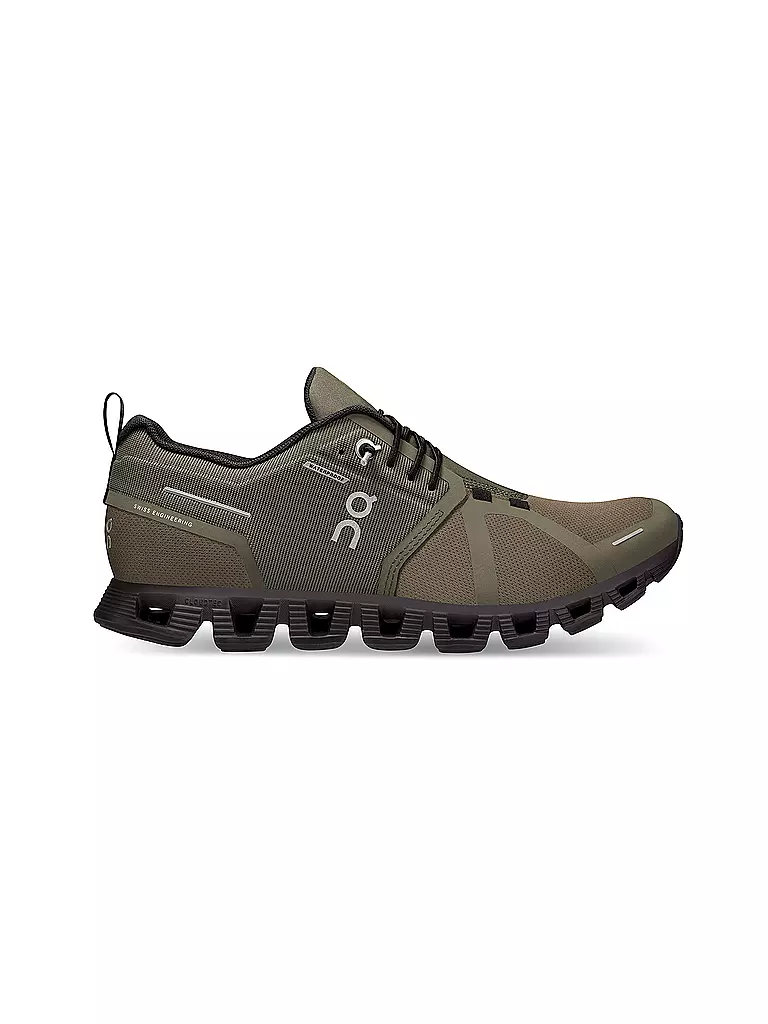 ON | Damen Freizeitschuhe Cloud 5 Waterproof OLIVE / BLACK | Olive