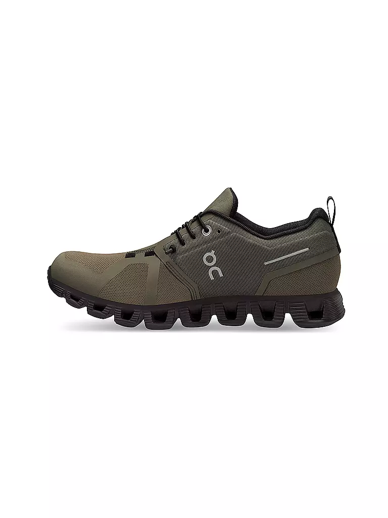 ON | Damen Freizeitschuhe Cloud 5 Waterproof OLIVE / BLACK | Olive