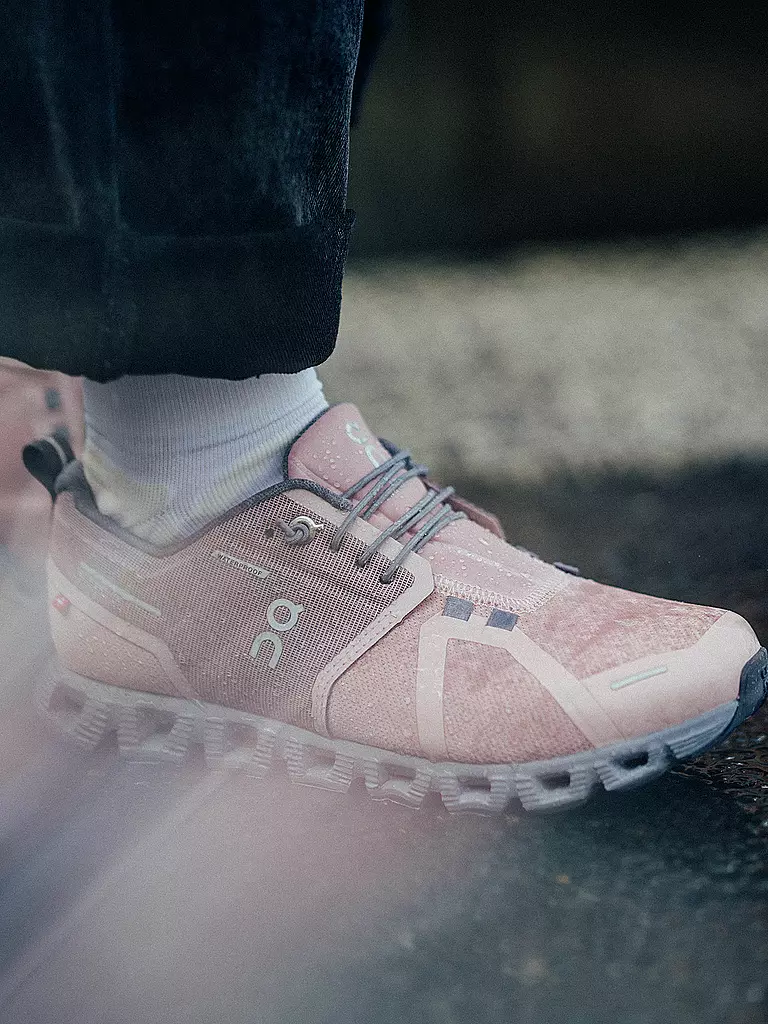 ON | Damen Freizeitschuhe Cloud 5 Waterproof ROSE FOSSIL | Rose