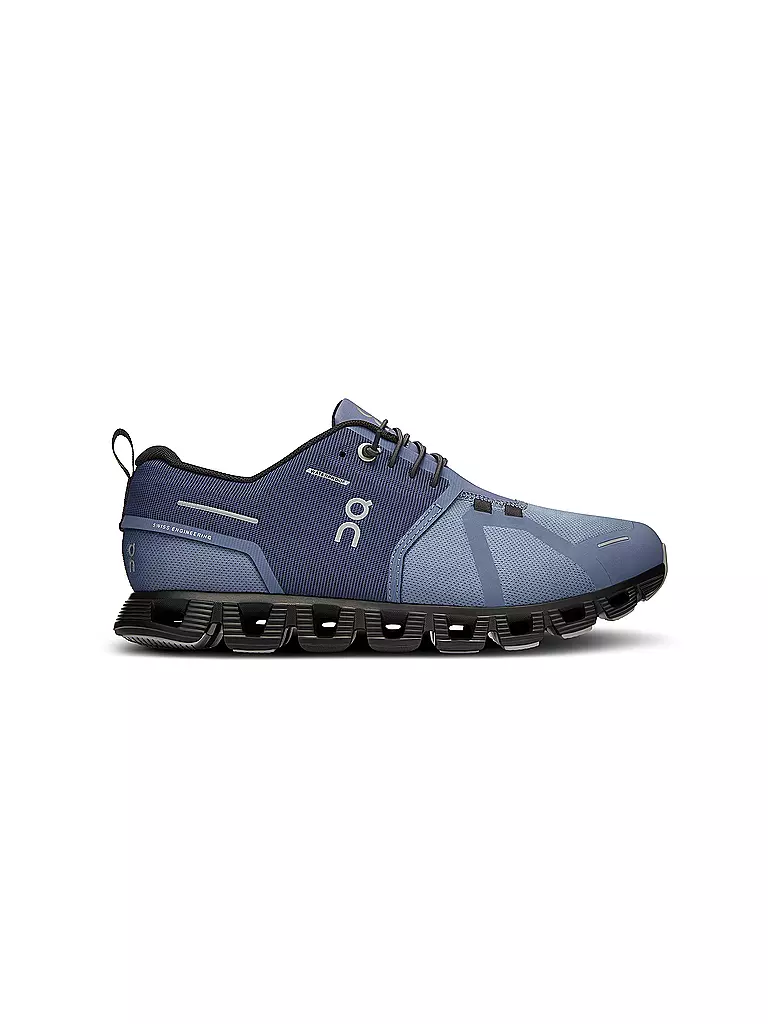 ON | Damen Freizeitschuhe Cloud 5 Waterproof SHALE MAGNET | Bleu