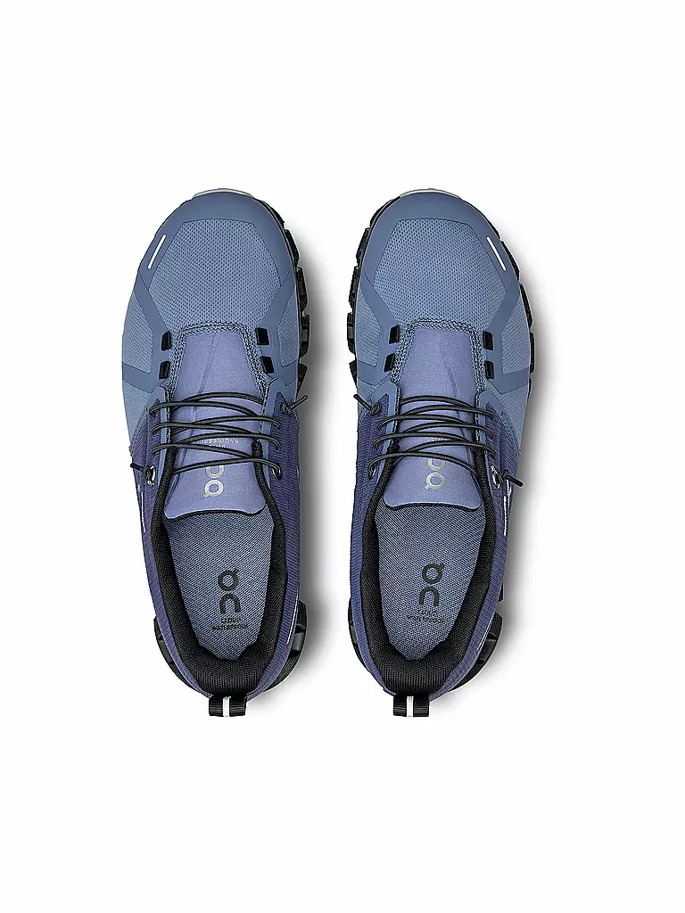 ON | Damen Freizeitschuhe Cloud 5 Waterproof SHALE MAGNET | Bleu