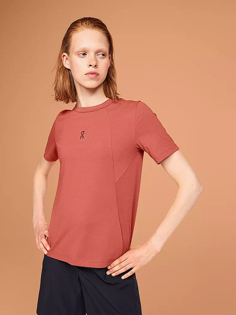 ON | Damen Funktionsshirt Trek-T | Cuivre
