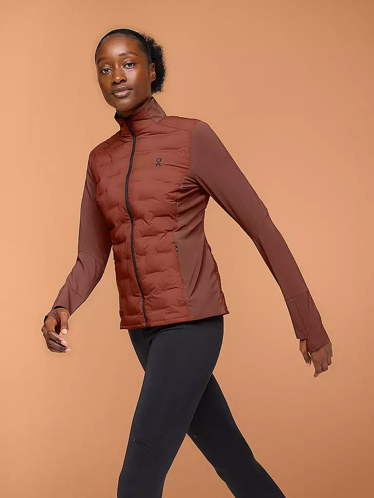 ON | Damen Hybridjacke Climate | Cuivre
