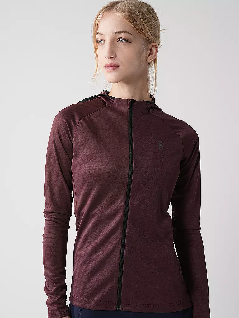 ON | Damen Laufjacke Climate Hoodie | Baie