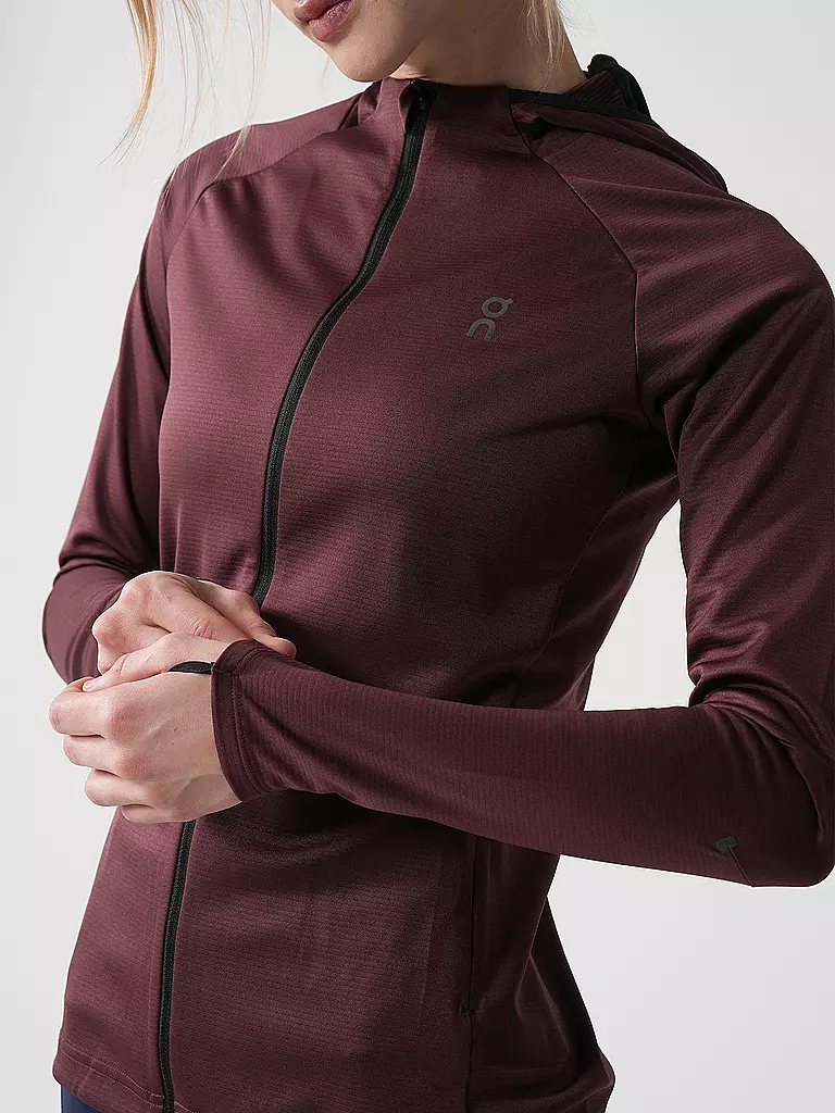 ON | Damen Laufjacke Climate Hoodie | Baie