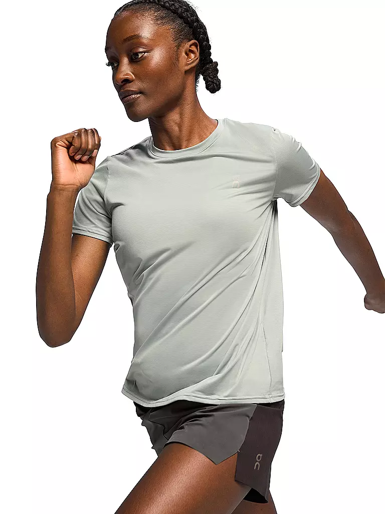 ON | Damen Laufshirt Core-T | Bleu clair