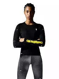 ON | Damen Laufshirt Performance Long-T Lumos  | Noir