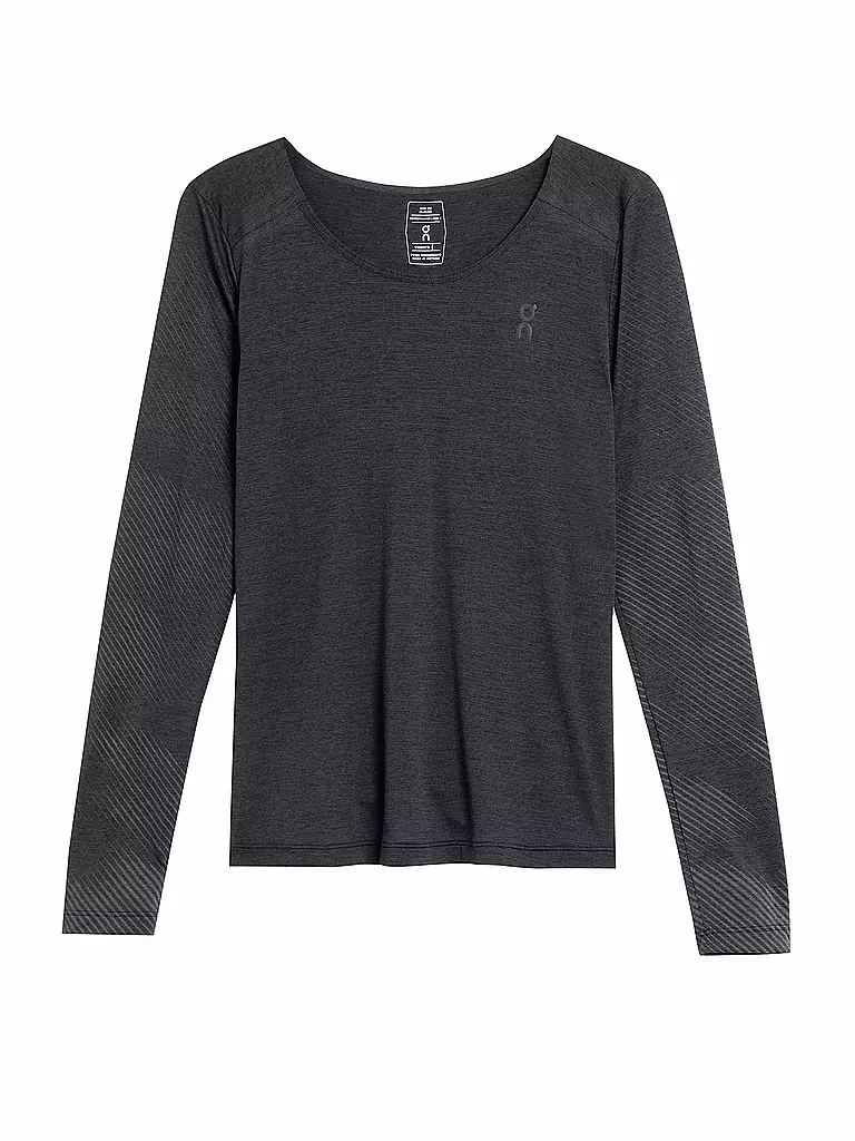 ON | Damen Laufshirt Performance Long-T Lumos | Noir