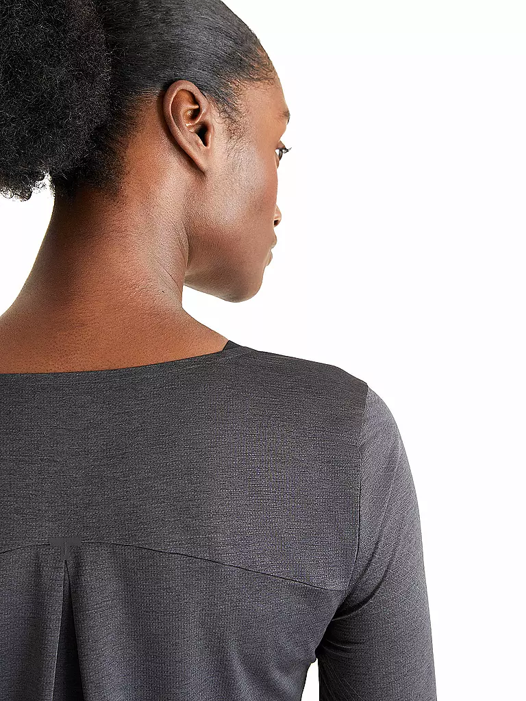 ON | Damen Laufshirt Performance Long-T Lumos | Noir