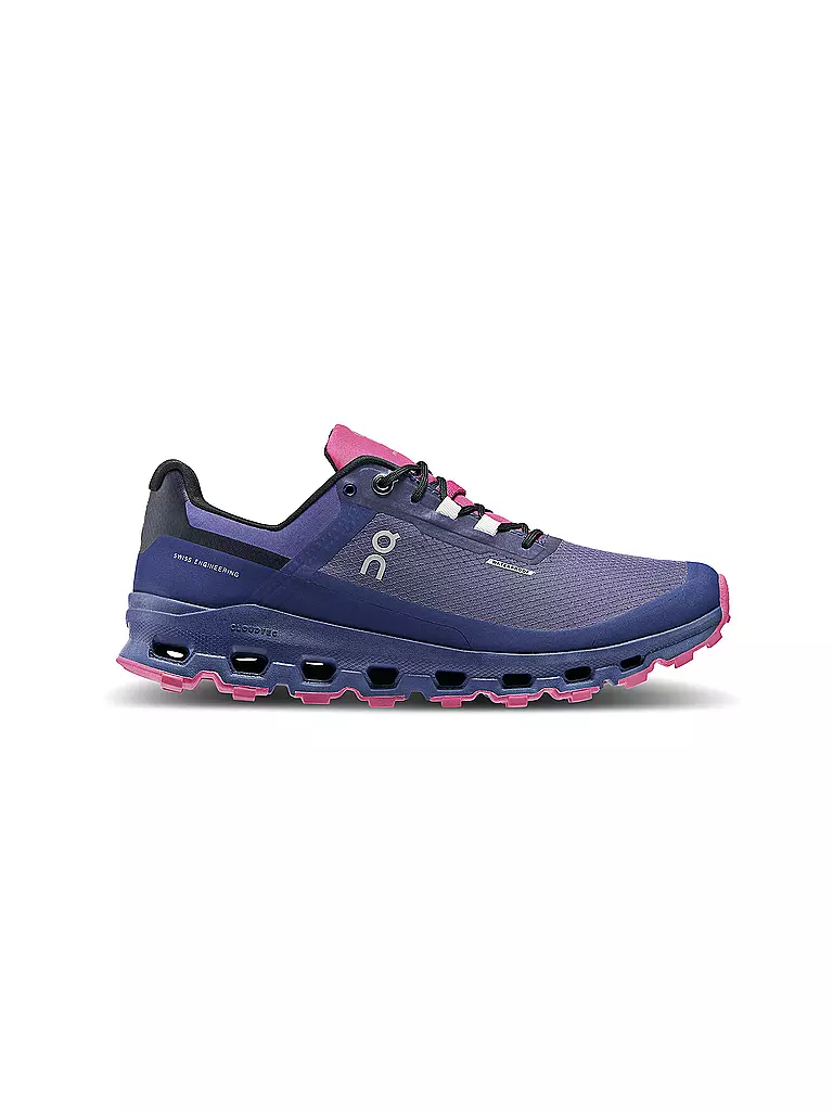 ON | Damen Traillaufschuhe Cloudvista Waterproof FLINT ACAI | Lilas
