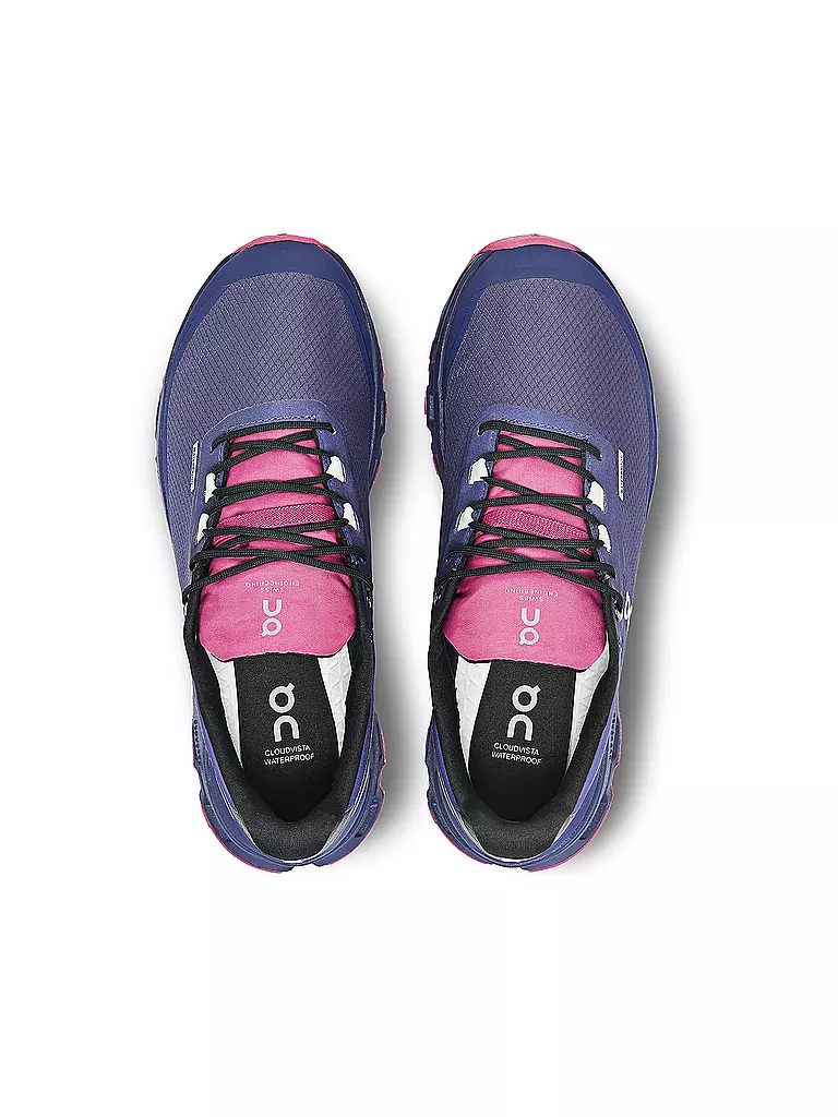 ON | Damen Traillaufschuhe Cloudvista Waterproof FLINT ACAI | Lilas