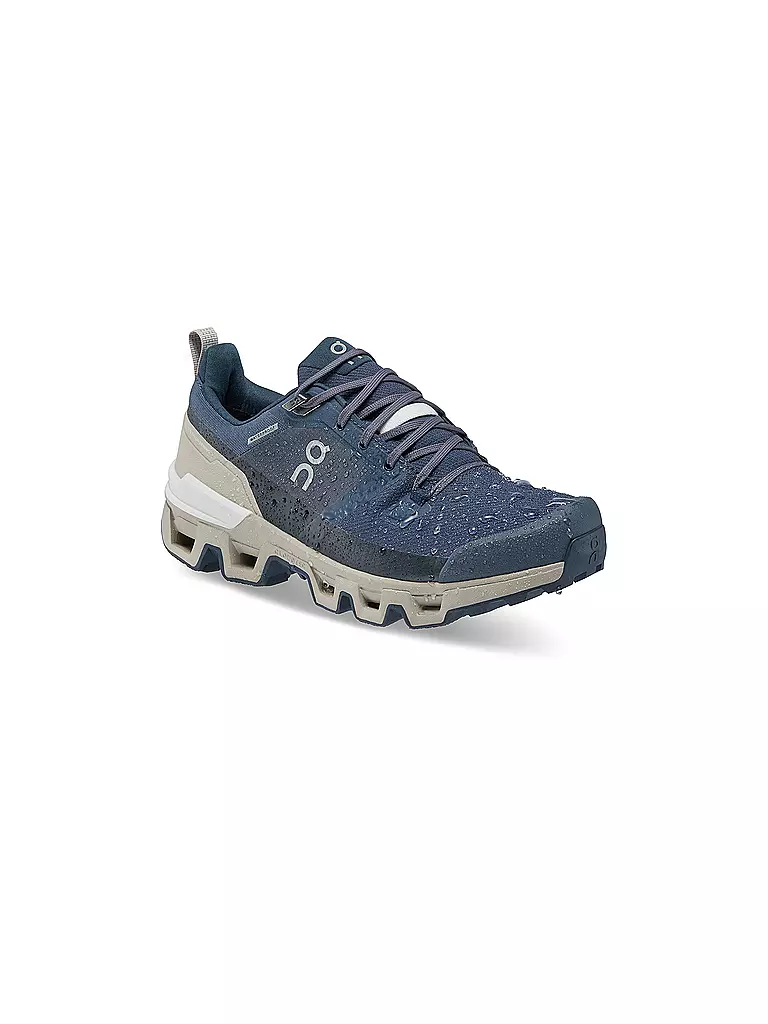 ON | Damen Wanderschuhe Cloudwander Waterproof | Bleu foncé