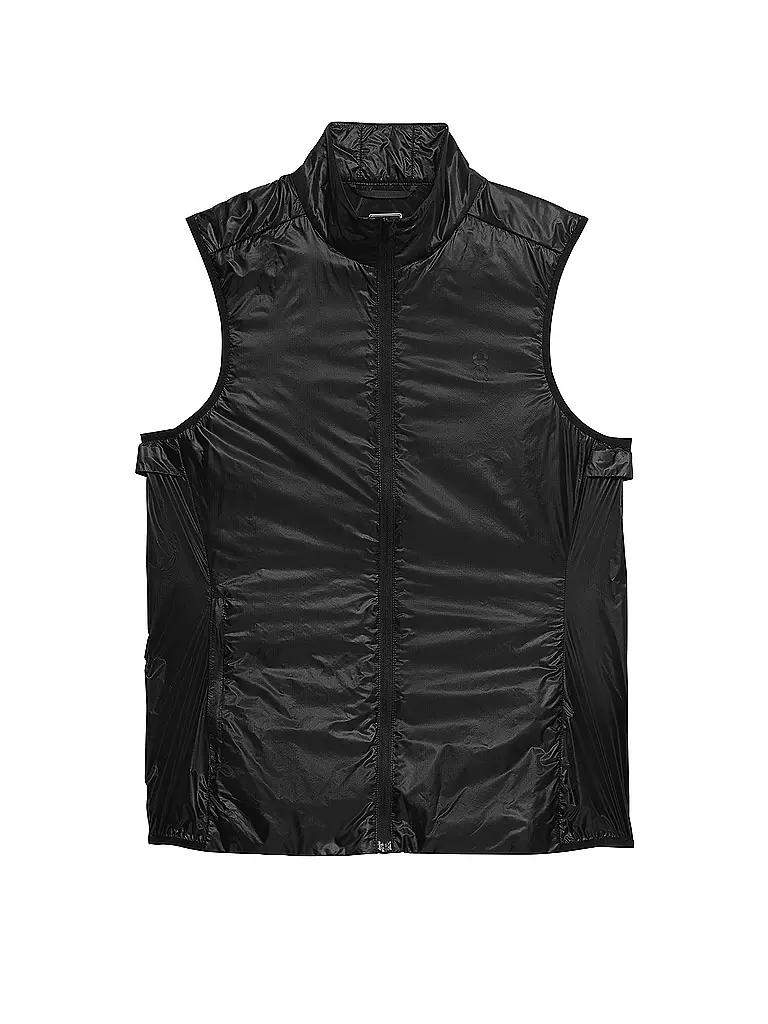 ON | Gilet de course pour femmes Weather Vest | Noir