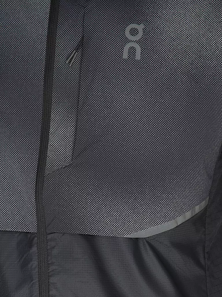 ON | Herre Laufjacke Weather Lumos | Noir