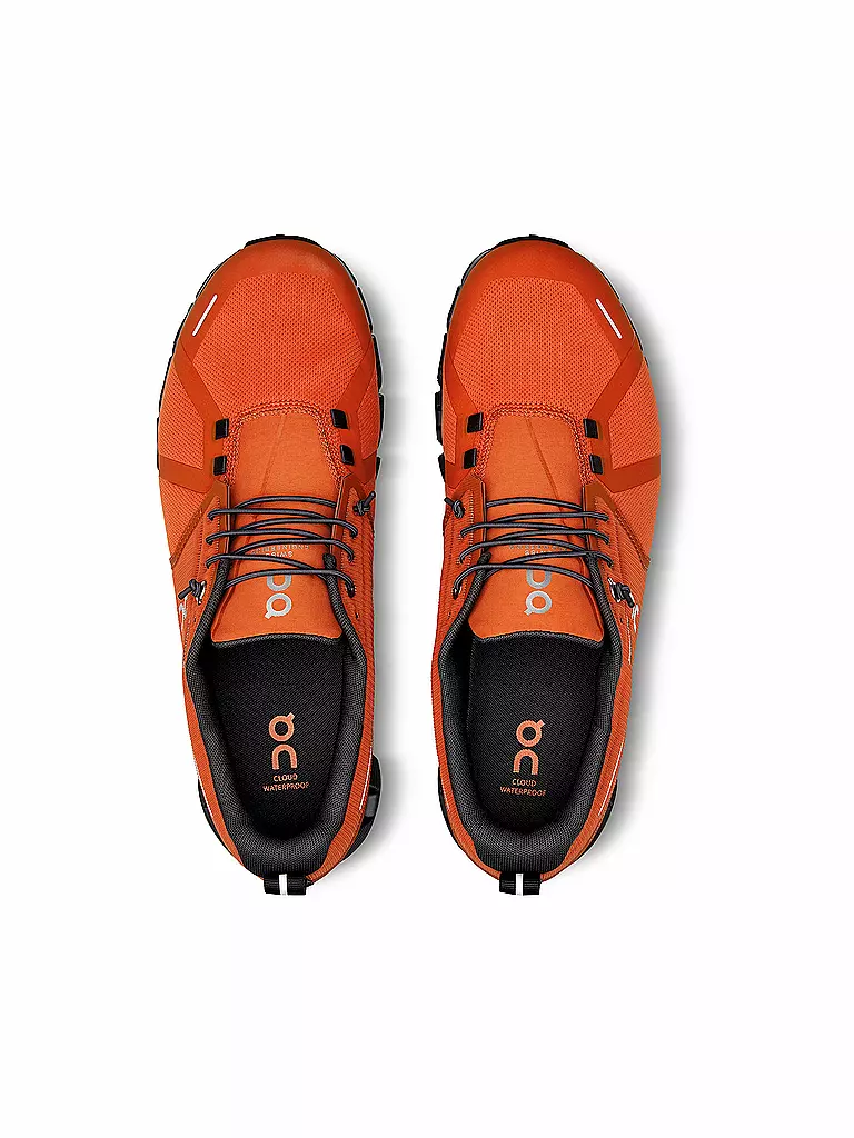 ON | Herren Freizeitschuhe Cloud 5 Waterproof FLAME ECLIPSE | Orange