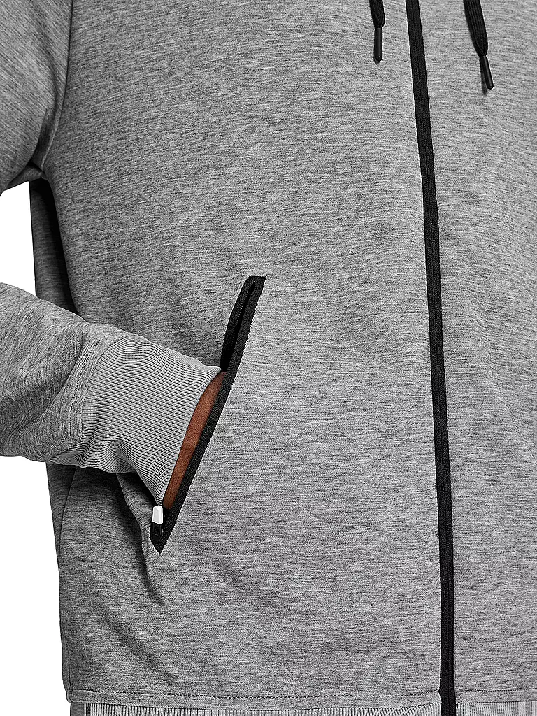 ON | Herren Kapuzenjacke Zipped Hoodie | Gris