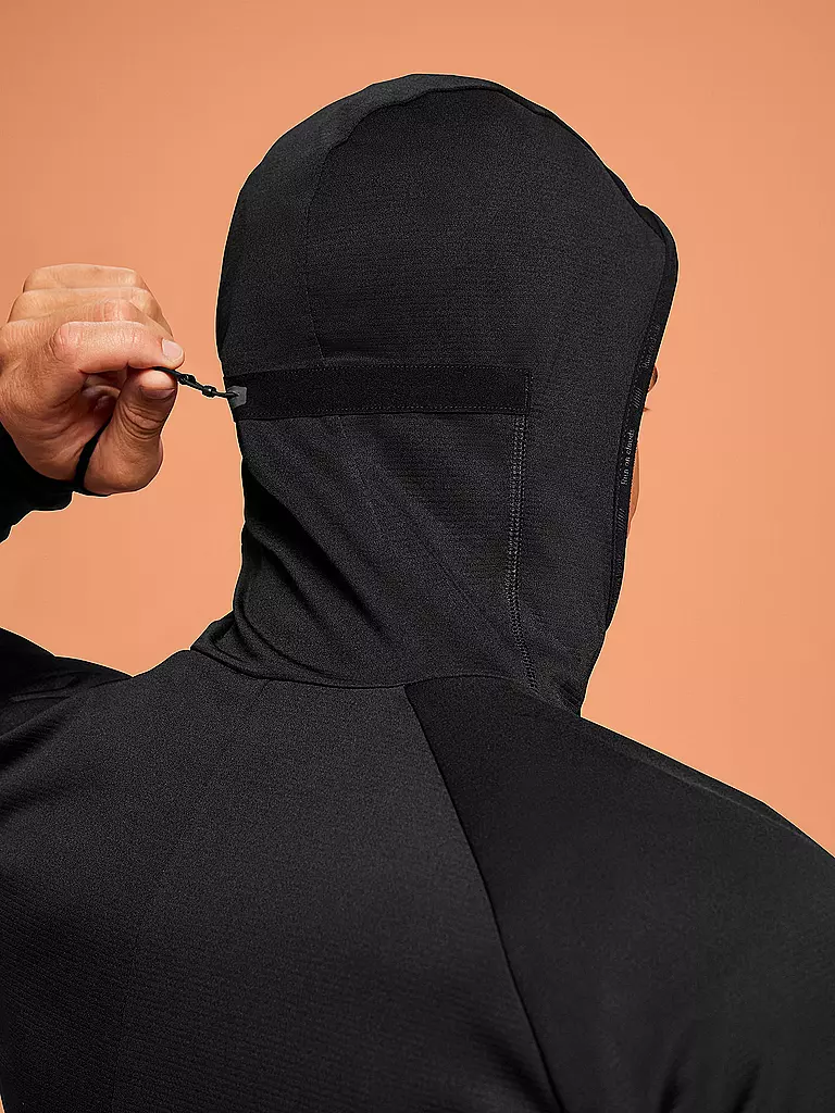 ON | Herren Laufjacke Climate Zip Hoodie | Noir