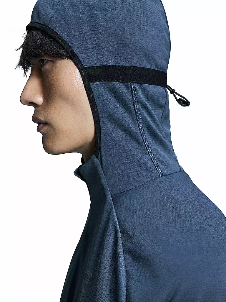 ON | Herren Laufjacke Climate Zip Hoodie | Bleu