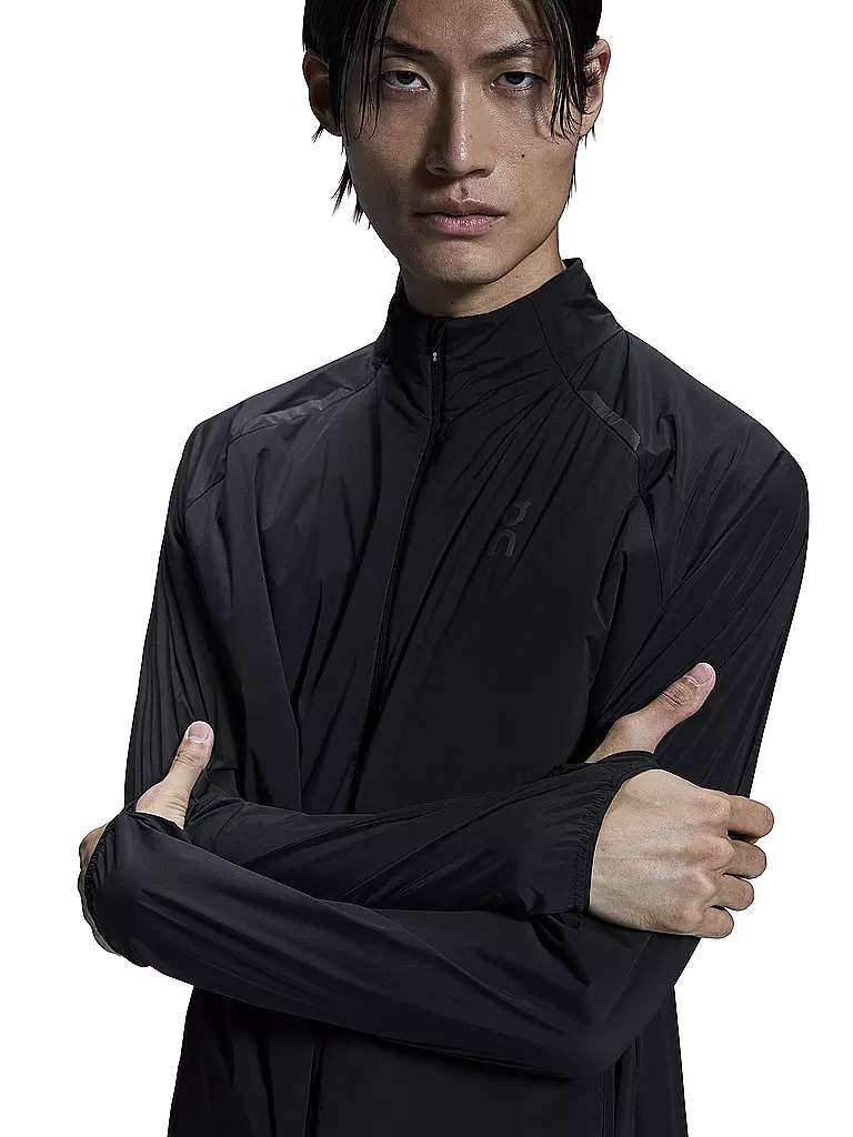 ON | Herren Laufjacke Weather Insulated | Noir