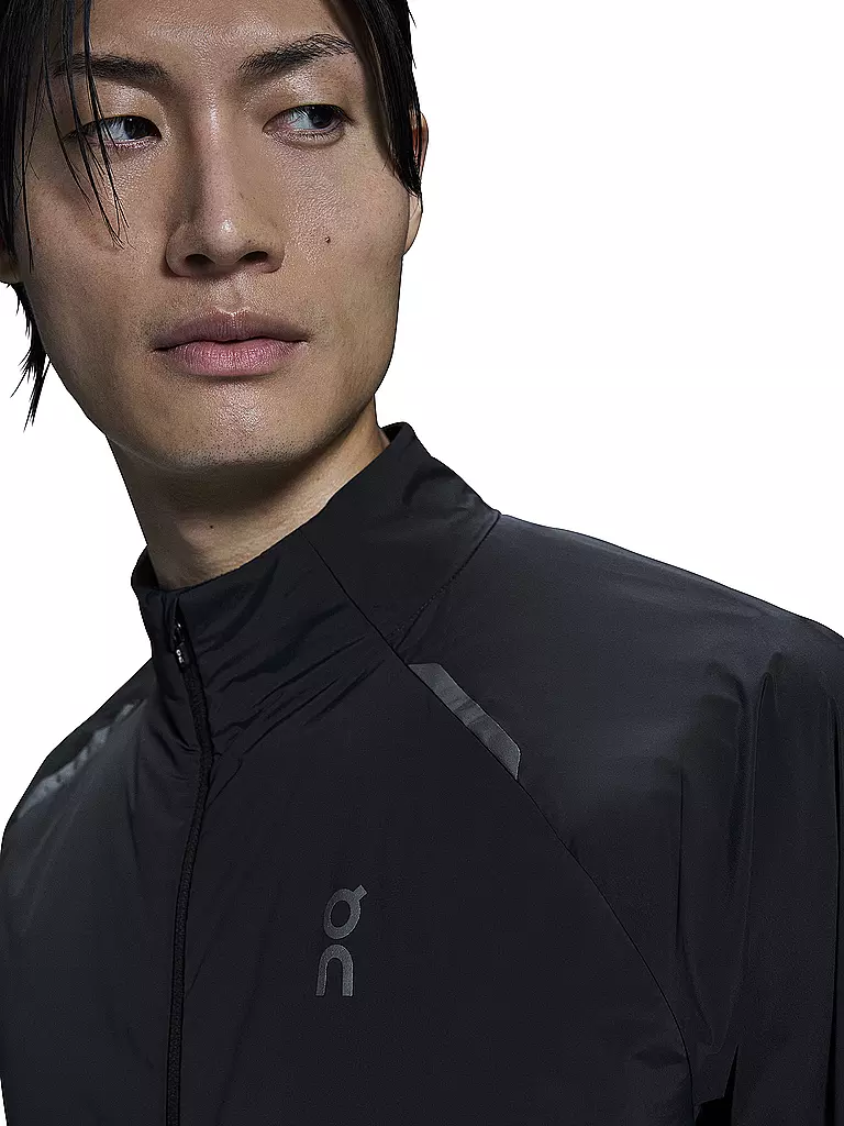 ON | Herren Laufjacke Weather Insulated | Noir