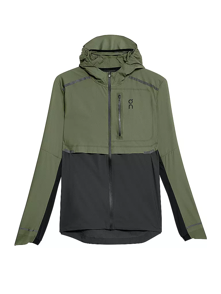 ON | Herren Laufjacke Weather | Olive
