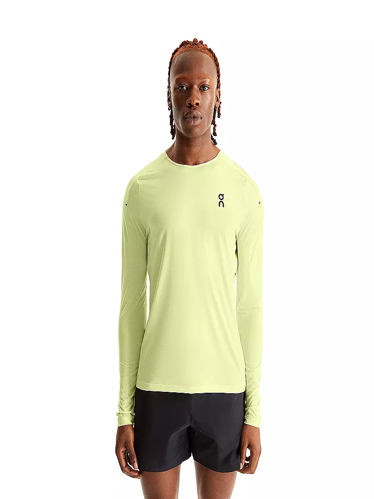 ON | Herren Laufshirt Perfomance Long-T | Vert clair