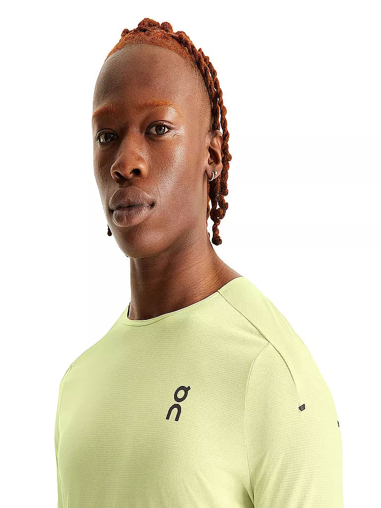 ON | Herren Laufshirt Perfomance Long-T | Vert clair