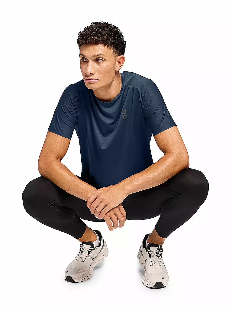 ON | Herren Laufshirt Performance-T | Bleu