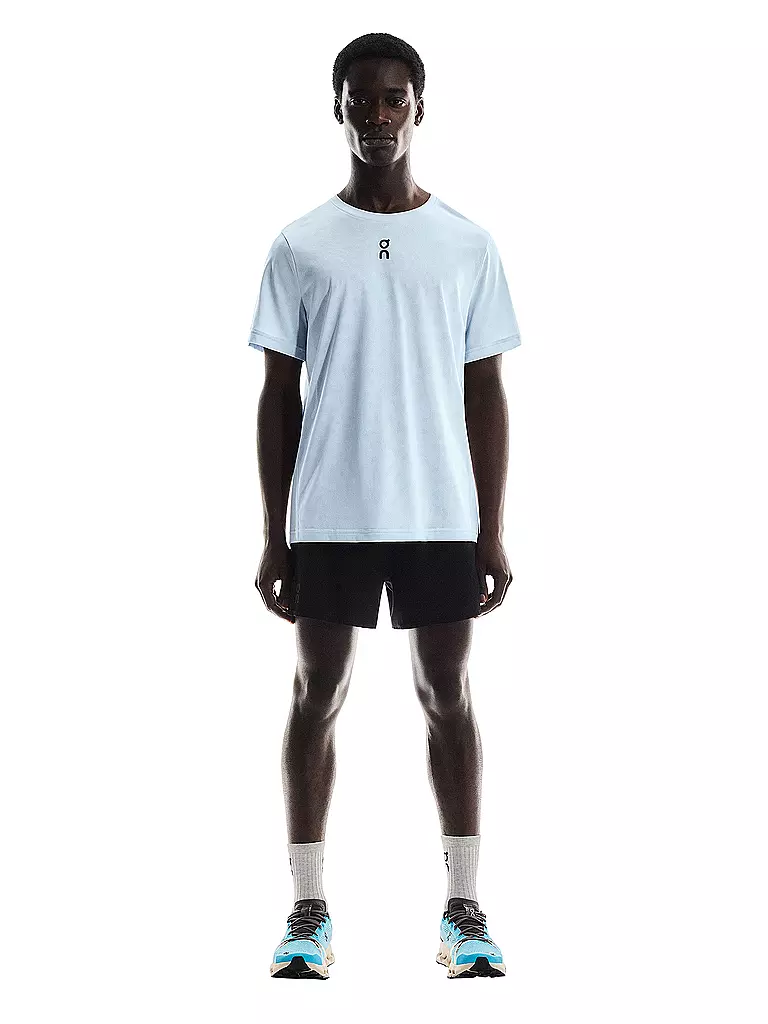 ON | Herren Laufshirt Trail-T | Bleu clair