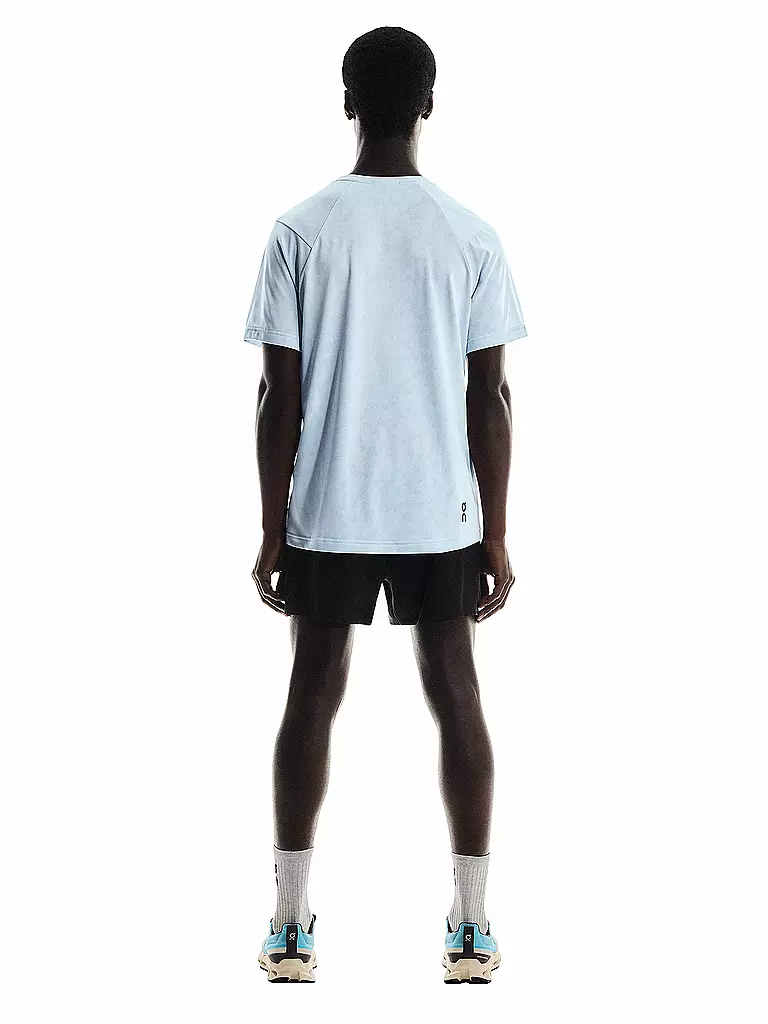 ON | Herren Laufshirt Trail-T | Bleu clair
