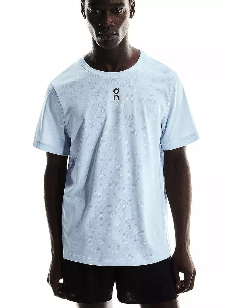 ON | Herren Laufshirt Trail-T | Bleu clair