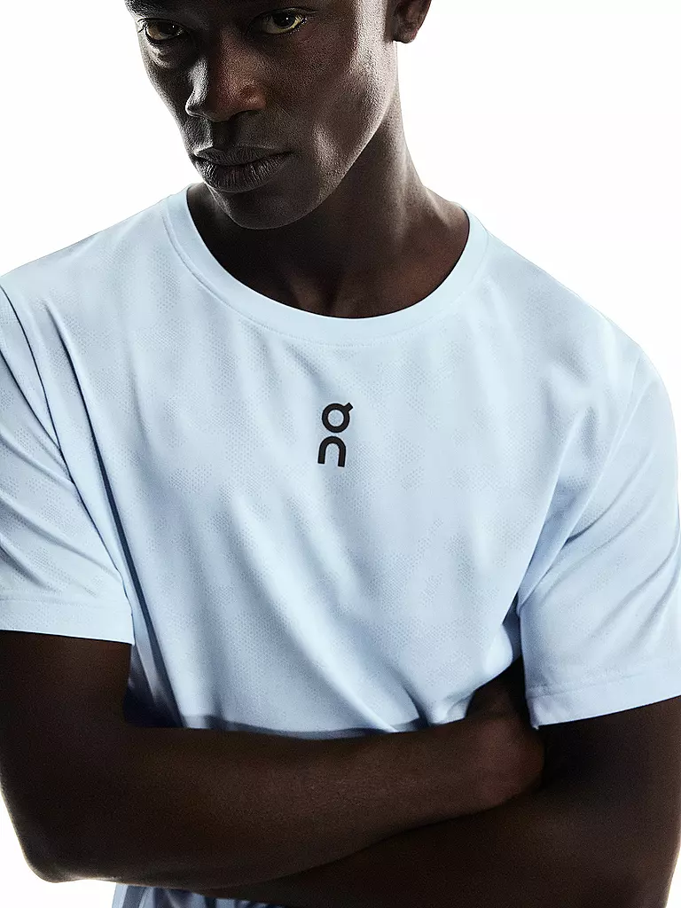 ON | Herren Laufshirt Trail-T | Bleu clair