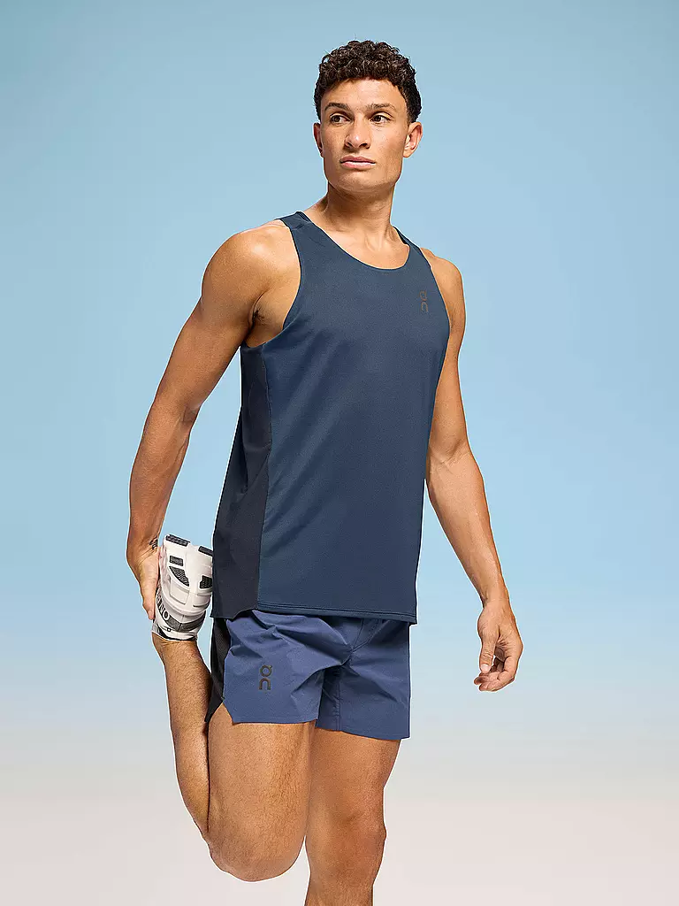 ON | Herren Lauftank Performance | Bleu