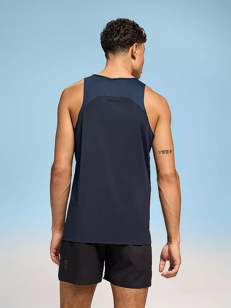 ON | Herren Lauftank Performance | Bleu