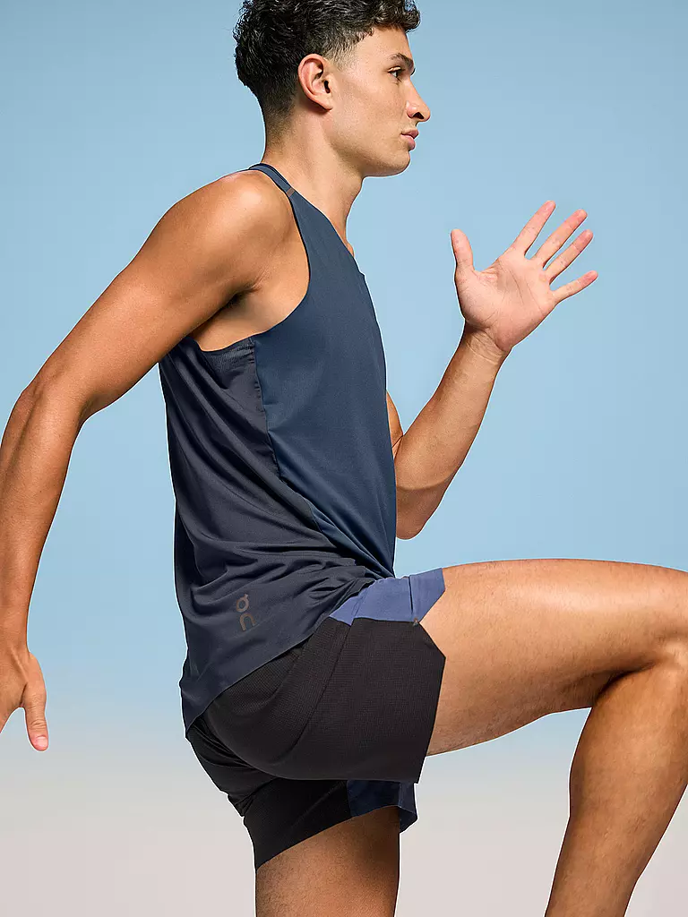 ON | Herren Lauftank Performance | Bleu