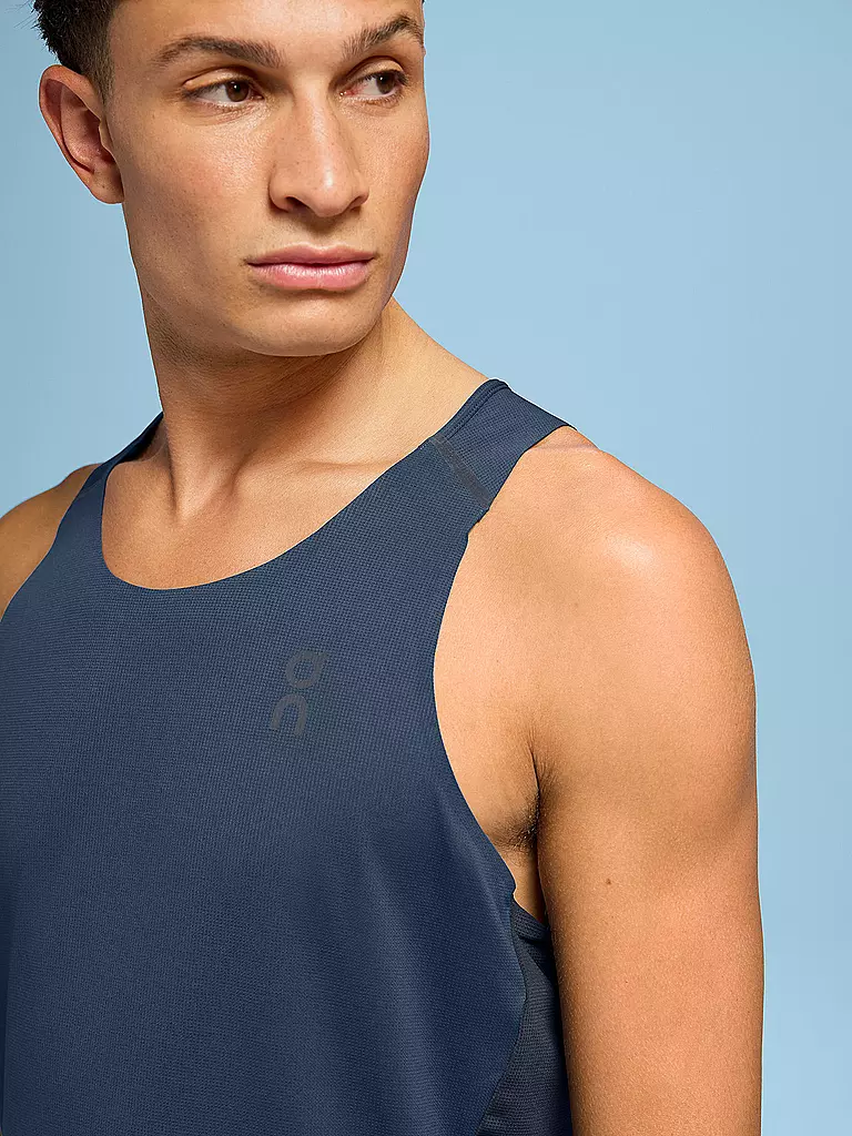 ON | Herren Lauftank Performance | Bleu