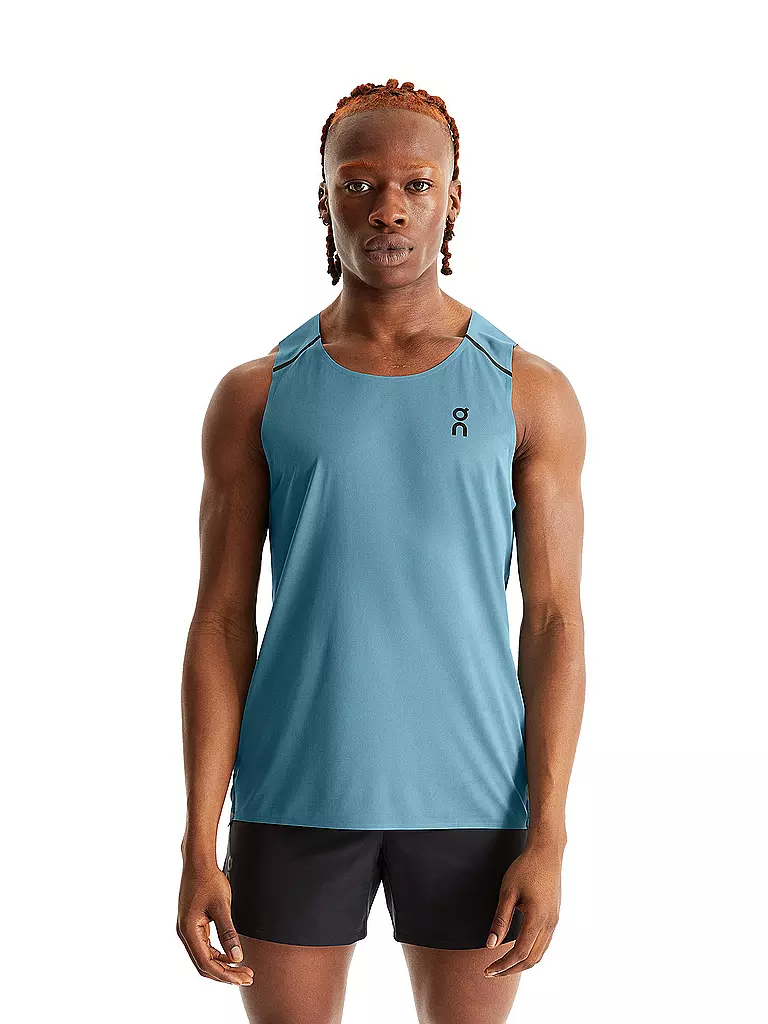 ON | Herren Lauftank Tank-T | Bleu