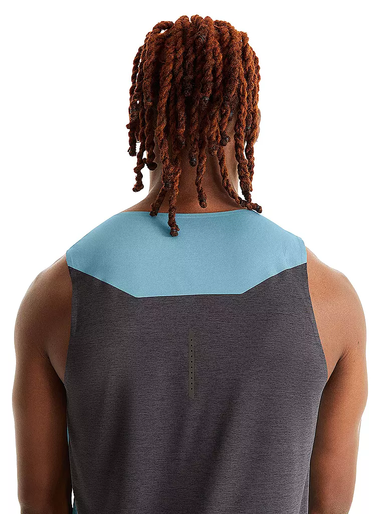 ON | Herren Lauftank Tank-T | Bleu