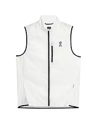 ON | Herren Laufweste Weather Vest | Blanc